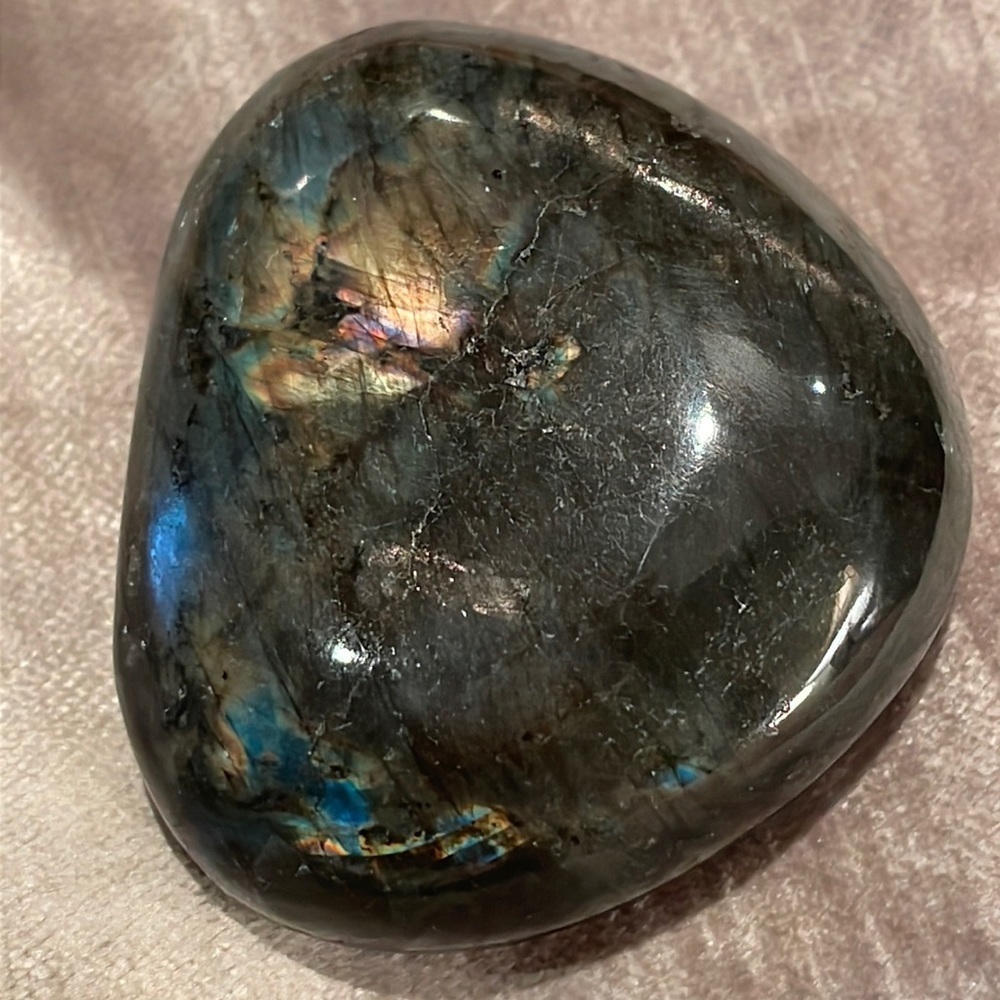 Labradorite Palm Natural Gemstone Crystal NWOTS